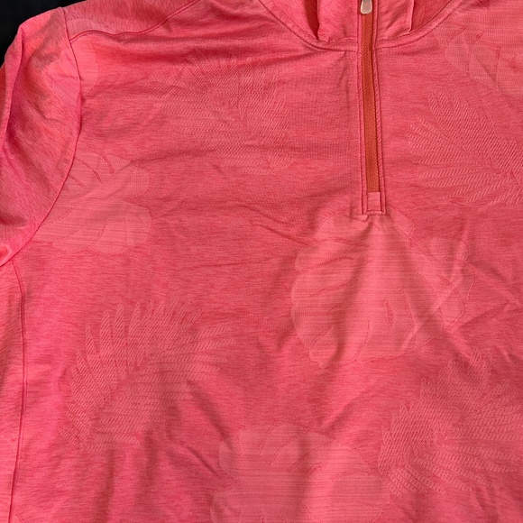 TOMMY BAHAMA DELRAY FROND LIGHTWEIGHT PULLOVER HALF ZIP $128 - Picture 2 of 7